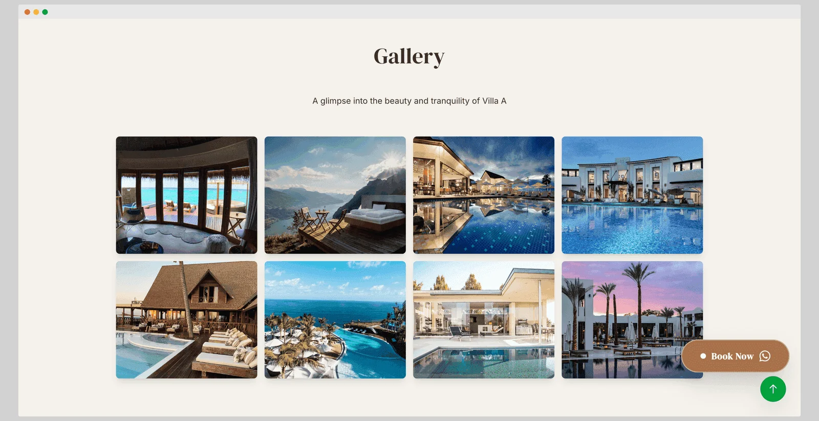 Villa A - Eco-Friendly Mountain Retreat Template preview 3