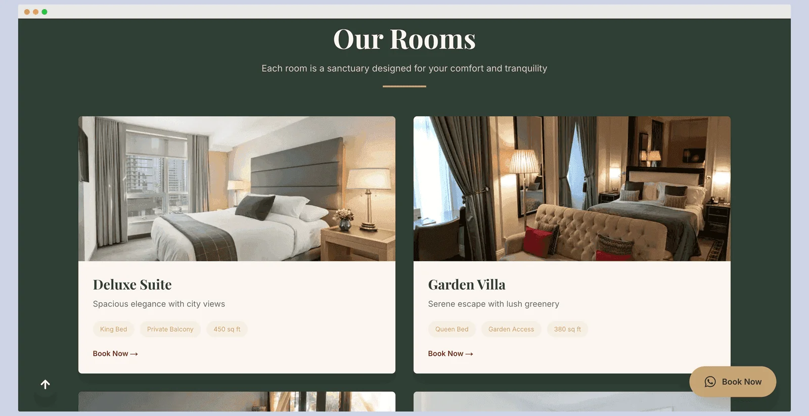 Villa C - Elegant Boutique Hotel Template preview 2
