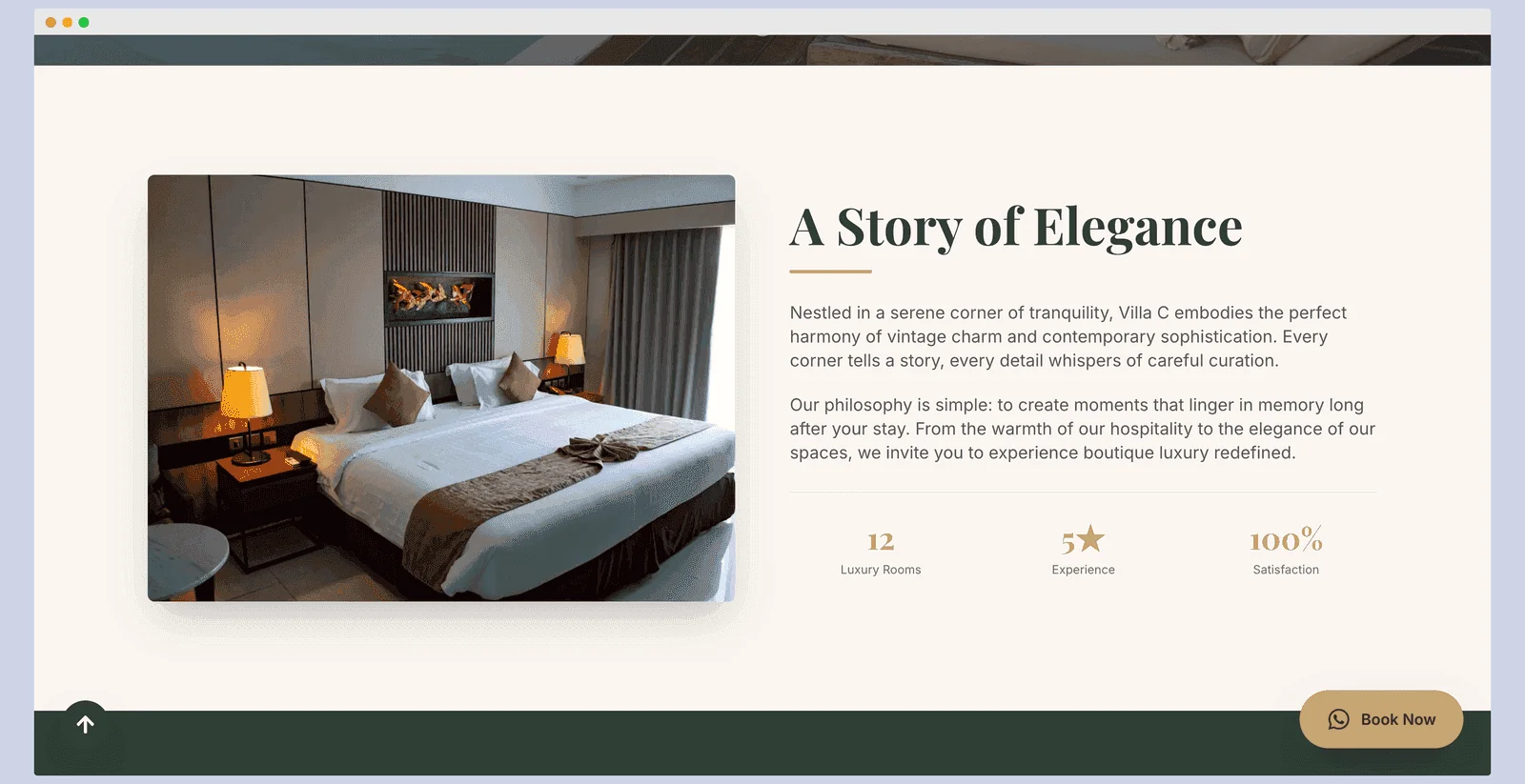 Villa C - Elegant Boutique Hotel Template preview 1