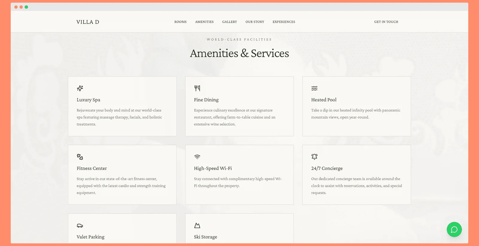 Villa D - Luxury Beach Resort Template preview 1