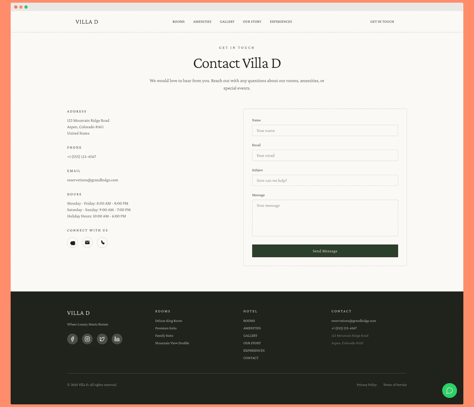 Villa D - Luxury Beach Resort Template preview 2