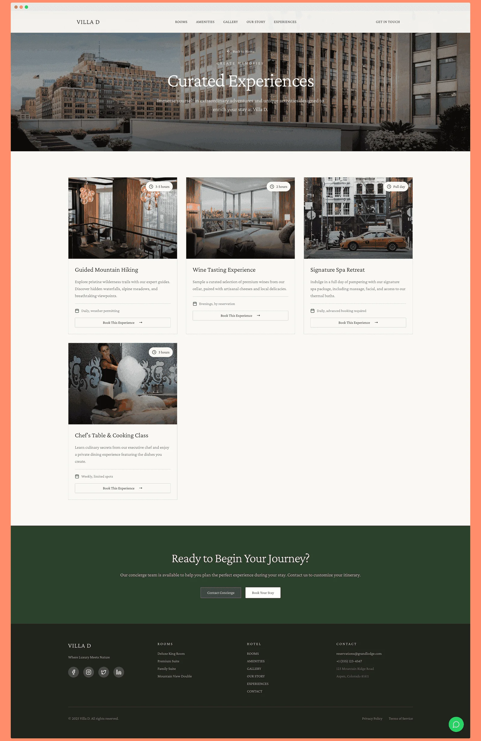 Villa D - Luxury Beach Resort Template preview 3
