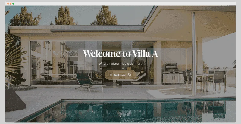 Villa A - Eco-Friendly Mountain Retreat Template