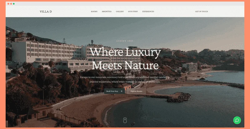 Villa D - Luxury Beach Resort Template